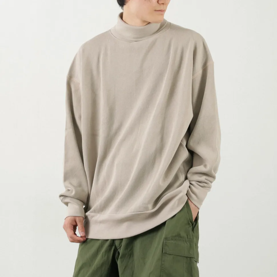 GICIPI / SCIMMIA Mockneck Ribbed Long Sleeve Milano Rib Knit Sewn