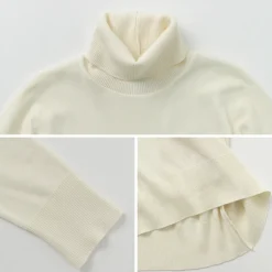 GICIPI / TIGRE Turtle Neck Relaxed Fit Knit Sewn