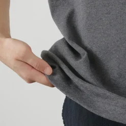 GICIPI / VONGOLA Mock Neck Relaxed Fit Milled T-Shirt