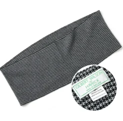 GILBERT WILSON OF HA / Staggered Check Merino Wool Snood
