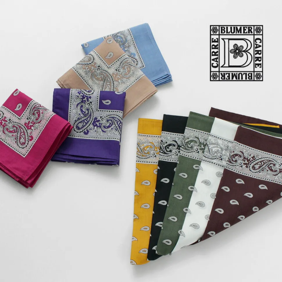 GLARNER TUECHLI / Cotton Paisley Bandana