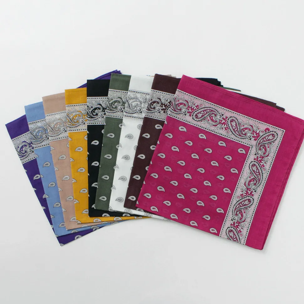 GLARNER TUECHLI / Cotton Paisley Bandana