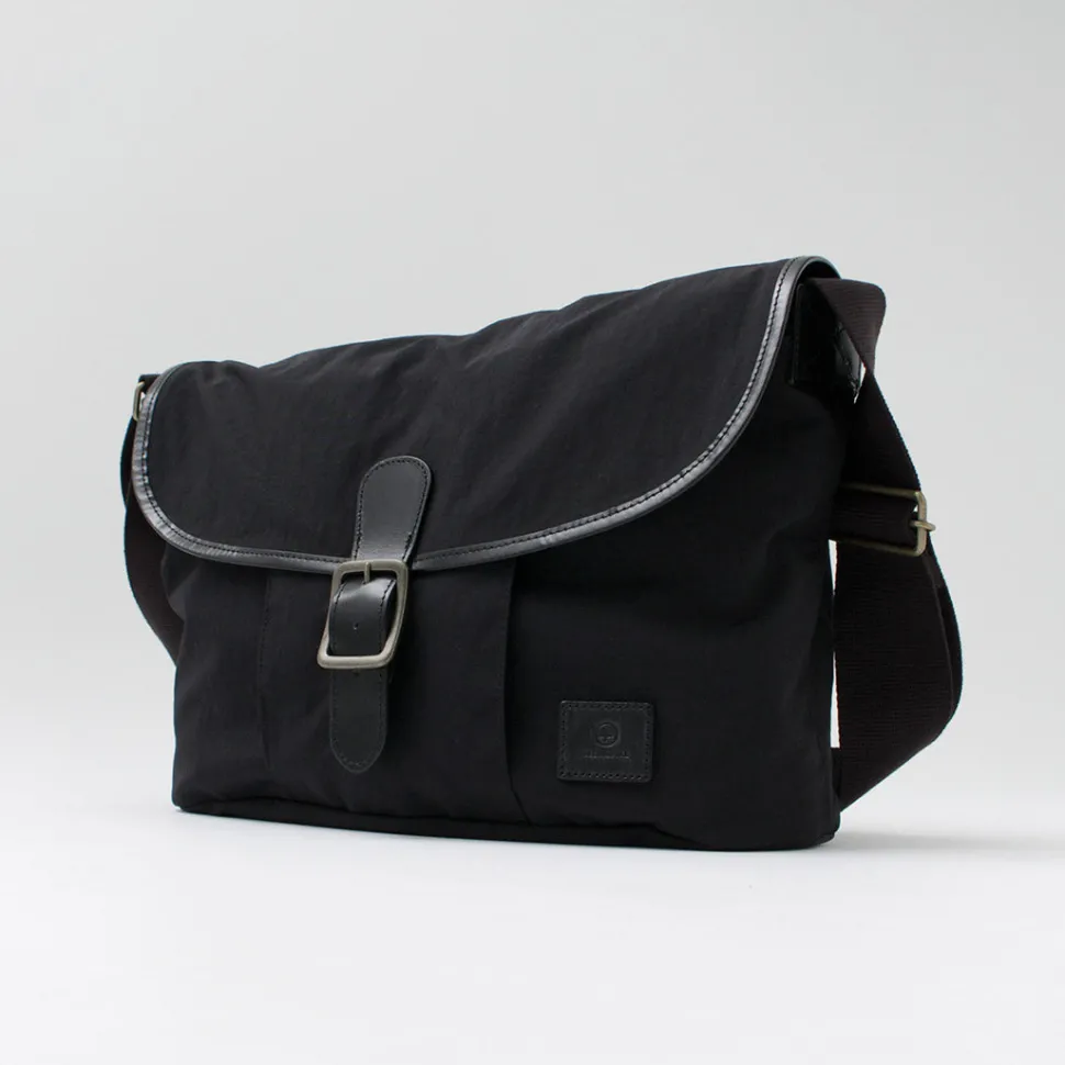 GLENROYAL / Flap Shoulder Bag Nylon Tussah