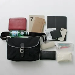 GLENROYAL / Flap Shoulder Bag Nylon Tussah