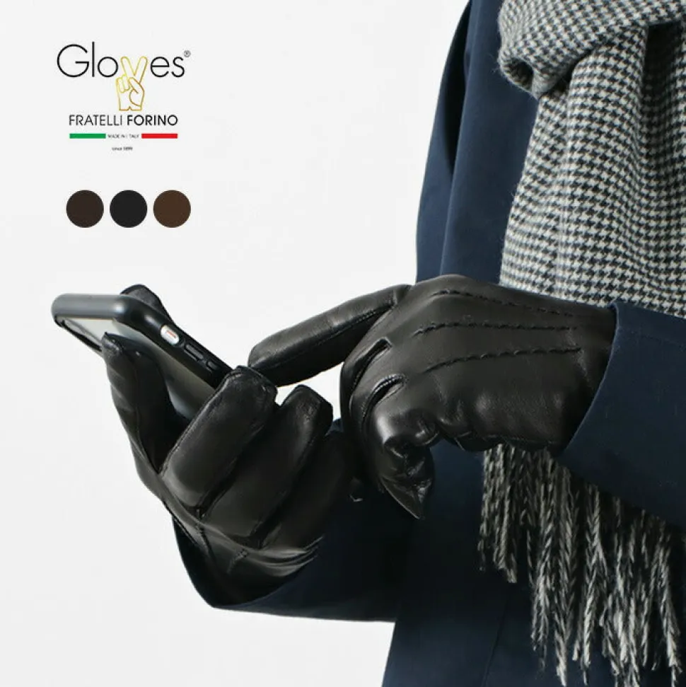 GLOVES / 78SM Smartphone lamb leather gloves
