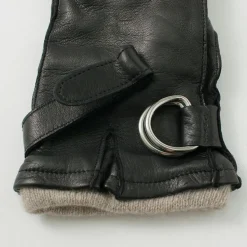 GLOVES / Touch Lambskin Ring Belt Gloves