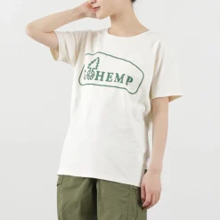 GOHEMP / Box Logo Basic Short Sleeve T-Shirt