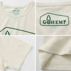 GOHEMP / Box Logo Basic Short Sleeve T-Shirt