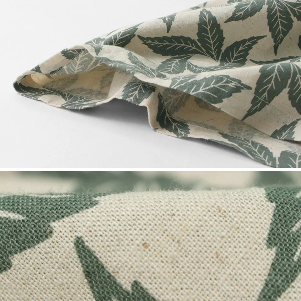 GOHEMP / Collarless Short Sleeve Shirt Tornado Print