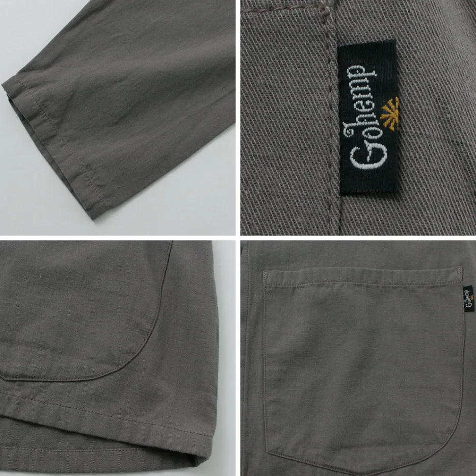 GOHEMP / Goku wide long-sleeved shirt