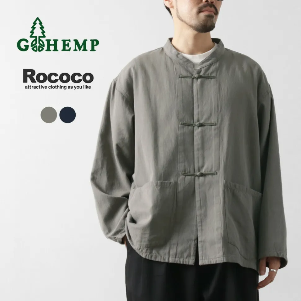 GOHEMP / Goku wide long-sleeved shirt