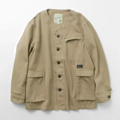 GOHEMP / Green Lodge Jacket Hemp Cotton Recycled Polyester Cloth