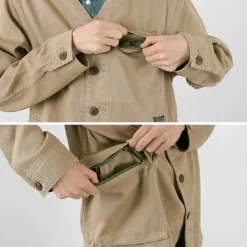 GOHEMP / Green Lodge Jacket Hemp Cotton Recycled Polyester Cloth