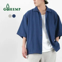 GOHEMP / Greenhill Shirt Hemp Cotton Broken Twill