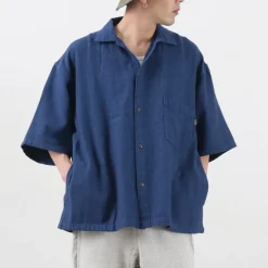 GOHEMP / Greenhill Shirt Hemp Cotton Broken Twill