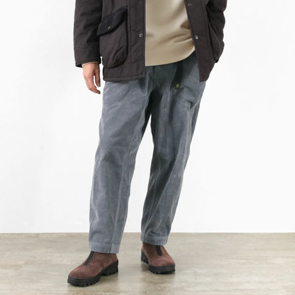 GOHEMP / Hemp Corduroy Traveler Easy Pants Wide Tapered