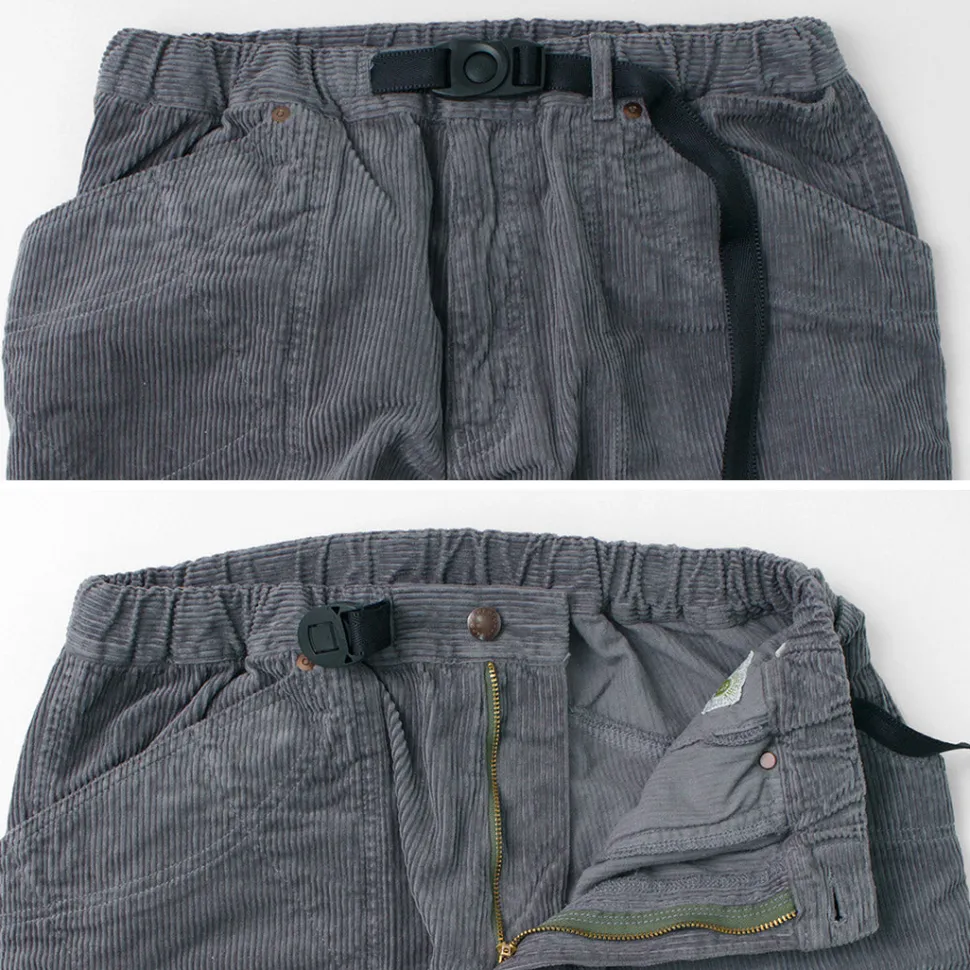 GOHEMP / Hemp Corduroy Traveler Easy Pants Wide Tapered