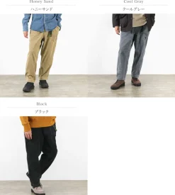 GOHEMP / Hemp Corduroy Traveler Easy Pants Wide Tapered