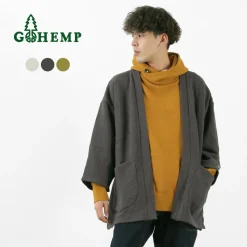 GOHEMP / Hemp Sweatshirt Haori Cardigan