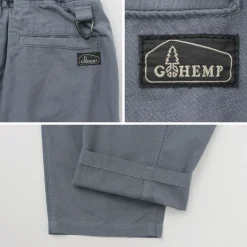 GOHEMP / HEMP UTILITY BASIC PANTS