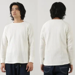 GOHEMP / Hemp Waffle BASIC Raglan Crew