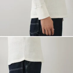 GOHEMP / Hemp Waffle BASIC Raglan Crew