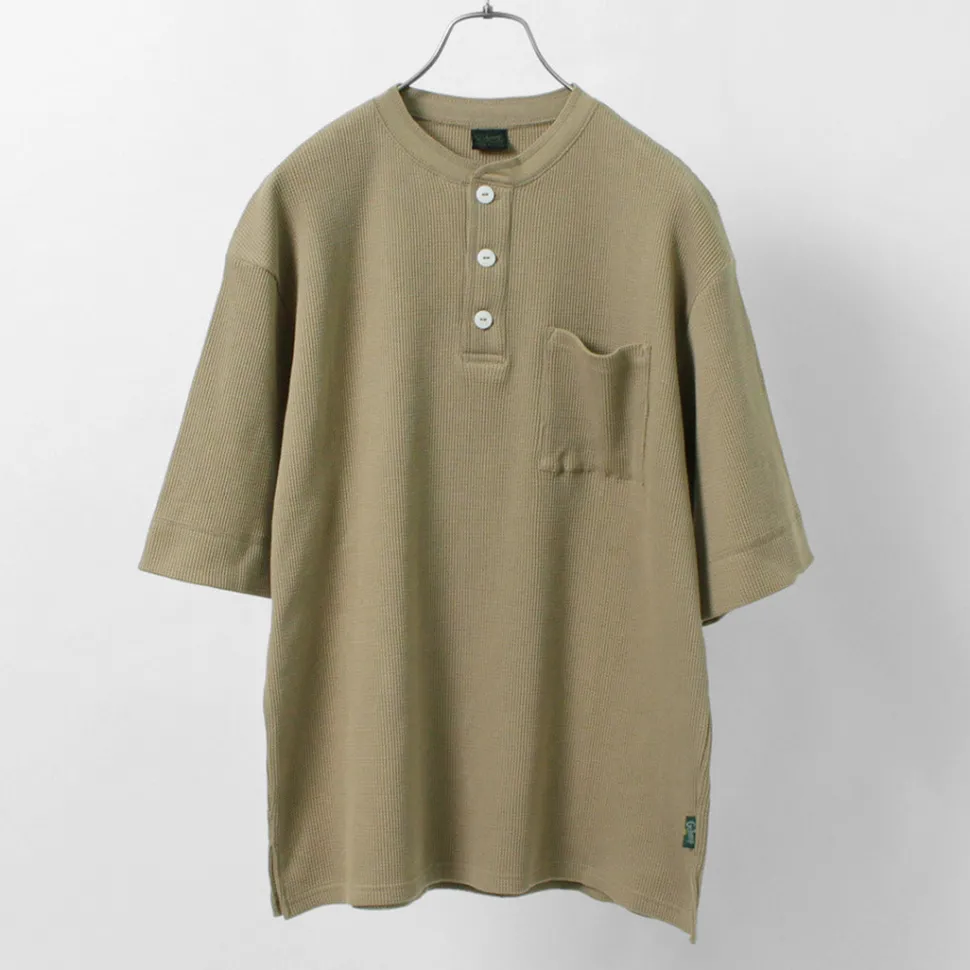 GOHEMP / Henley PK Short Sleeve Shirt