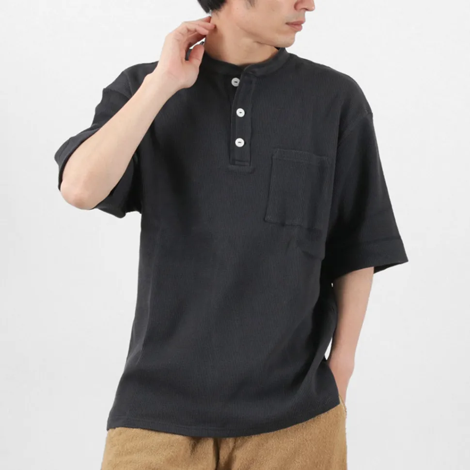 GOHEMP / Henley PK Short Sleeve Shirt