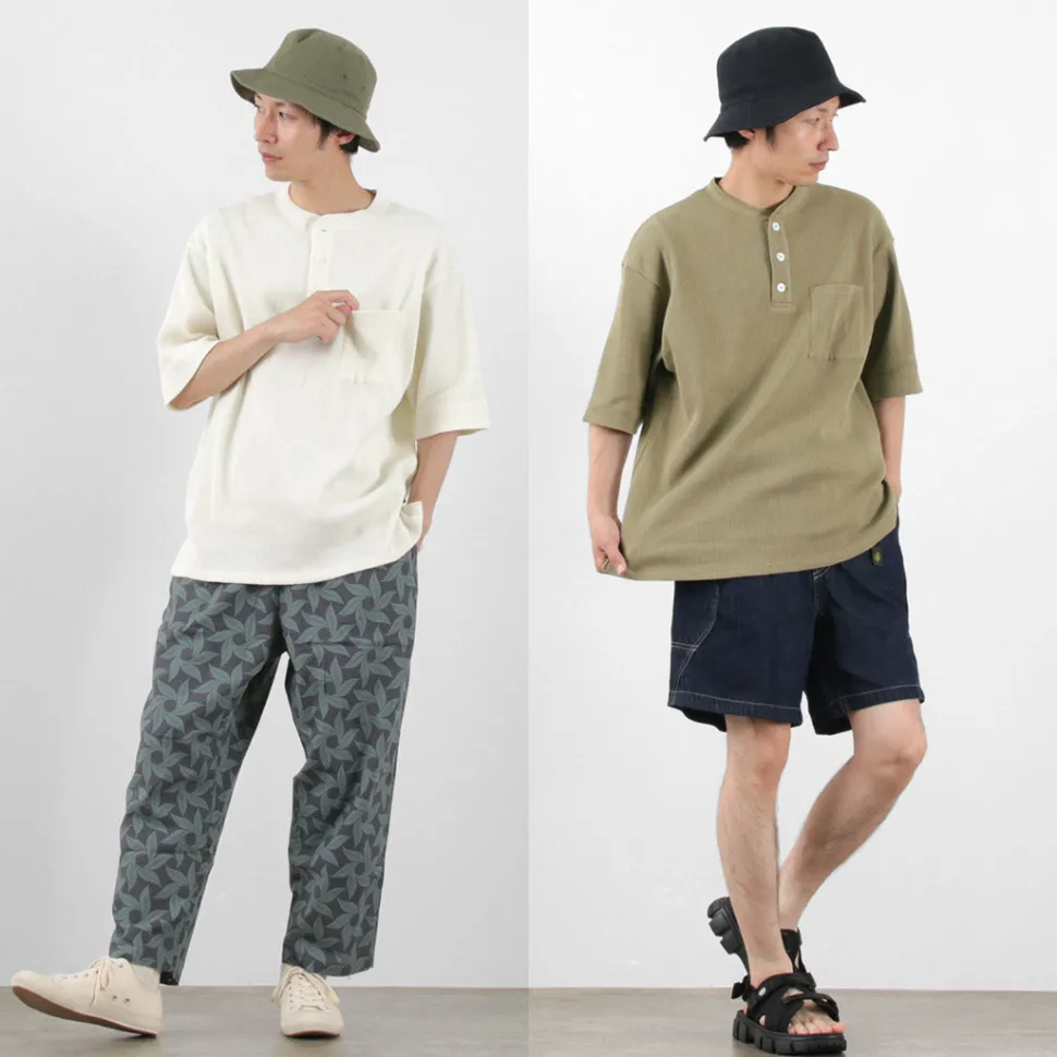 GOHEMP / Henley PK Short Sleeve Shirt