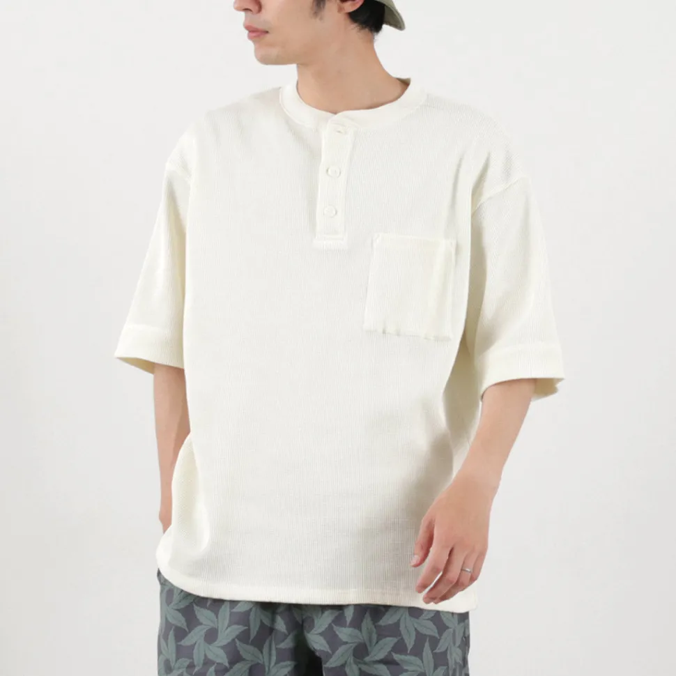 GOHEMP / Henley PK Short Sleeve Shirt