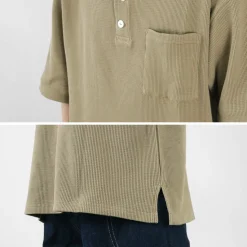 GOHEMP / Henley PK Short Sleeve Shirt