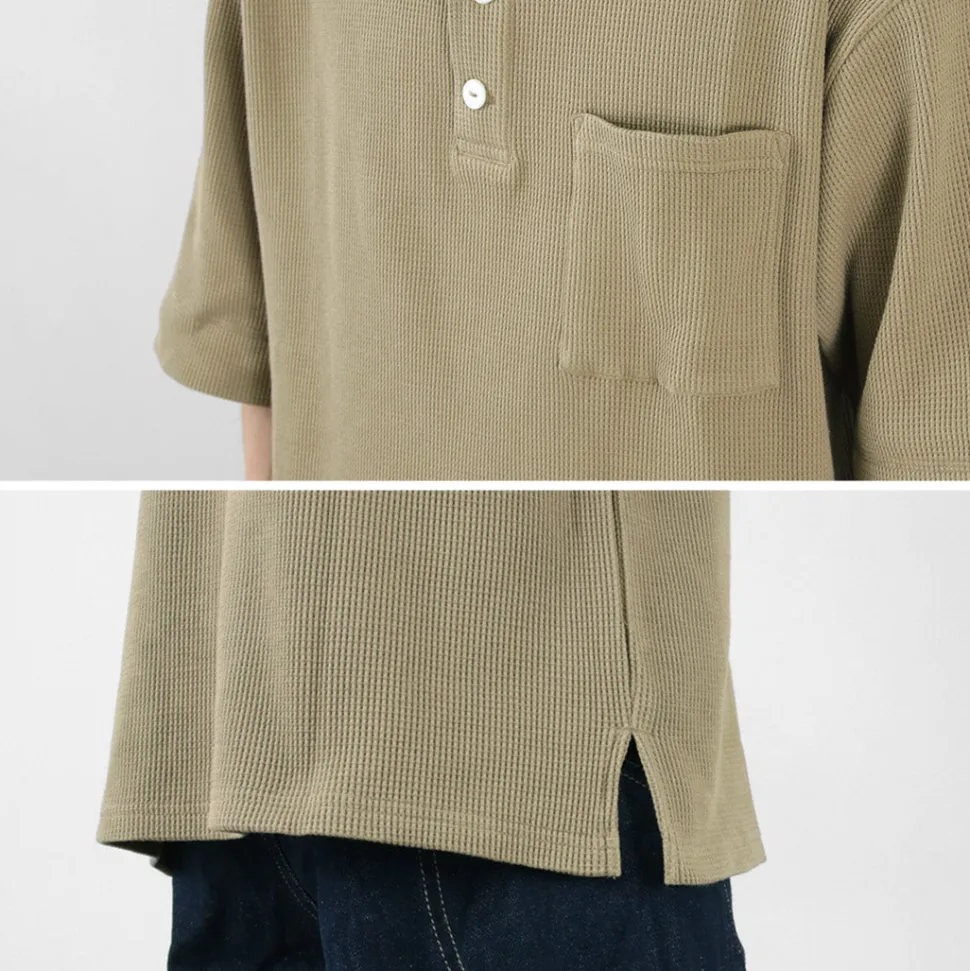 GOHEMP / Henley PK Short Sleeve Shirt