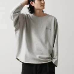 GOHEMP / Loose Round 7/10 Sleeve Light Ounce Sweat T-Shirt