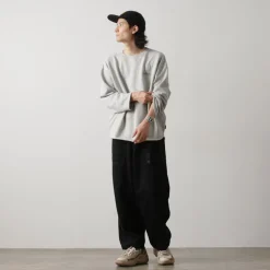 GOHEMP / Loose Round 7/10 Sleeve Light Ounce Sweat T-Shirt