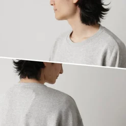 GOHEMP / Loose Round 7/10 Sleeve Light Ounce Sweat T-Shirt