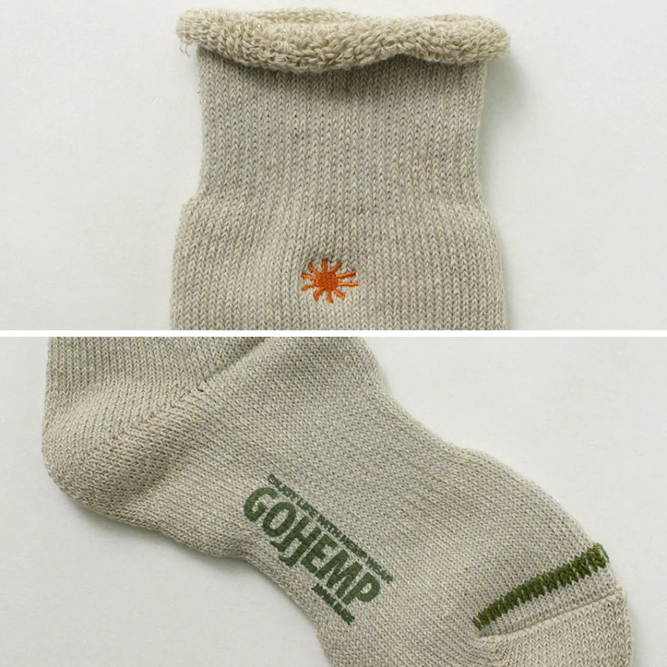 GOHEMP / Low Gauge Pile Crew Socks