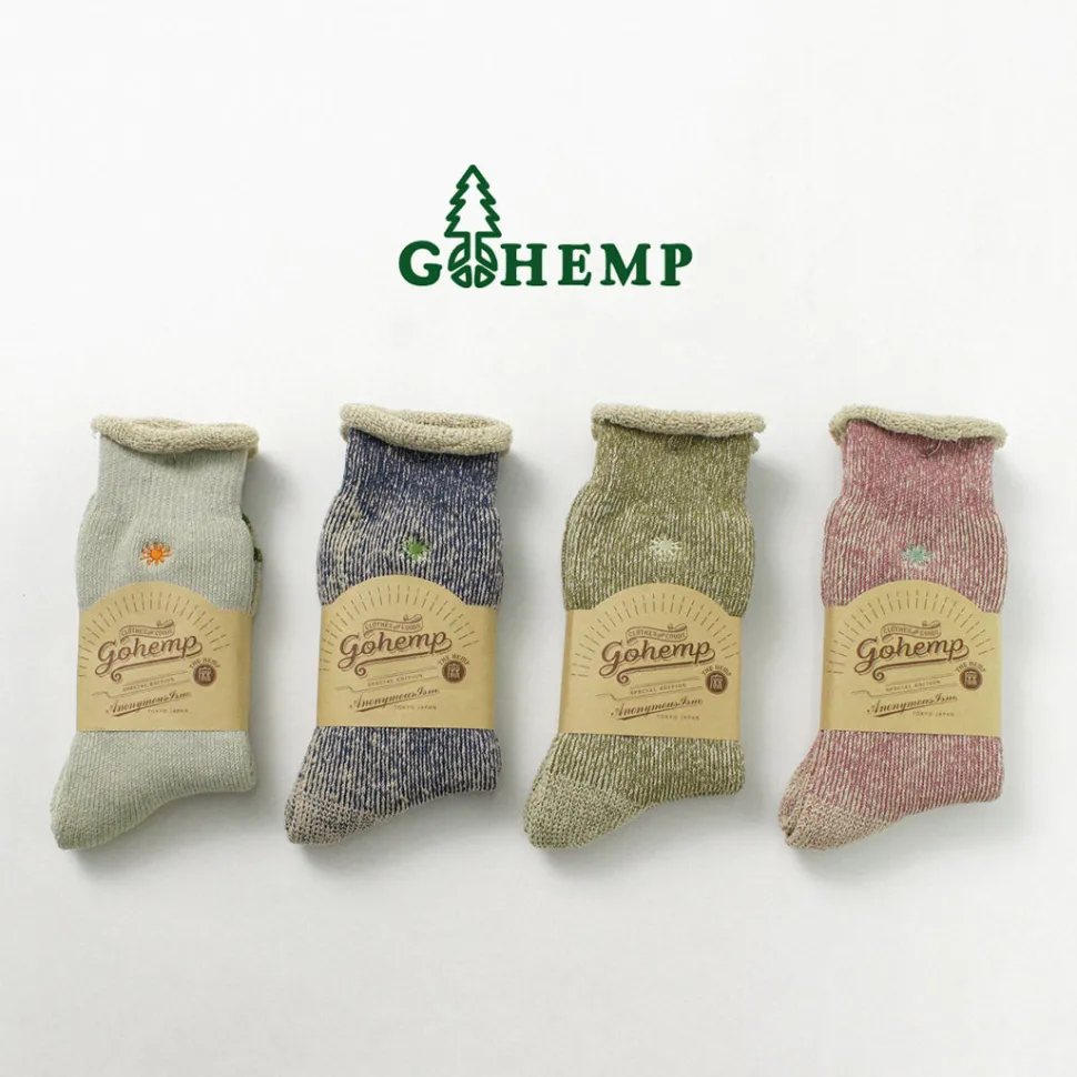 GOHEMP / Low Gauge Pile Crew Socks