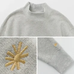 GOHEMP / Mock Neck Sweatshirt