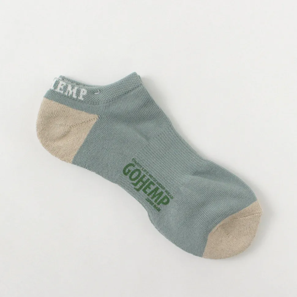 GOHEMP / Panel Pile Ankle Socks