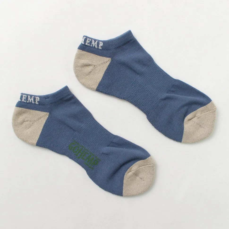 GOHEMP / Panel Pile Ankle Socks