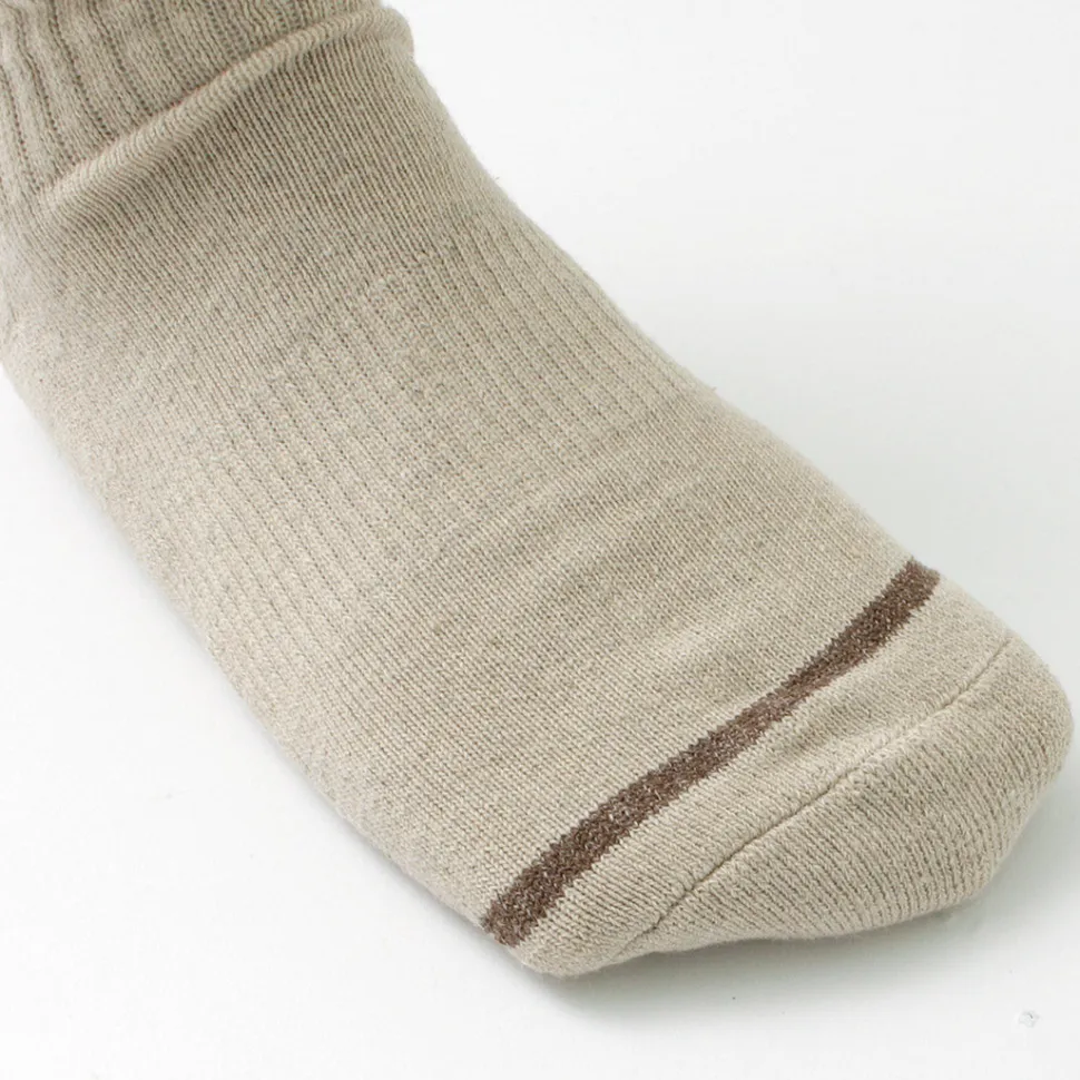 GOHEMP / Patterned Pile Crew Socks