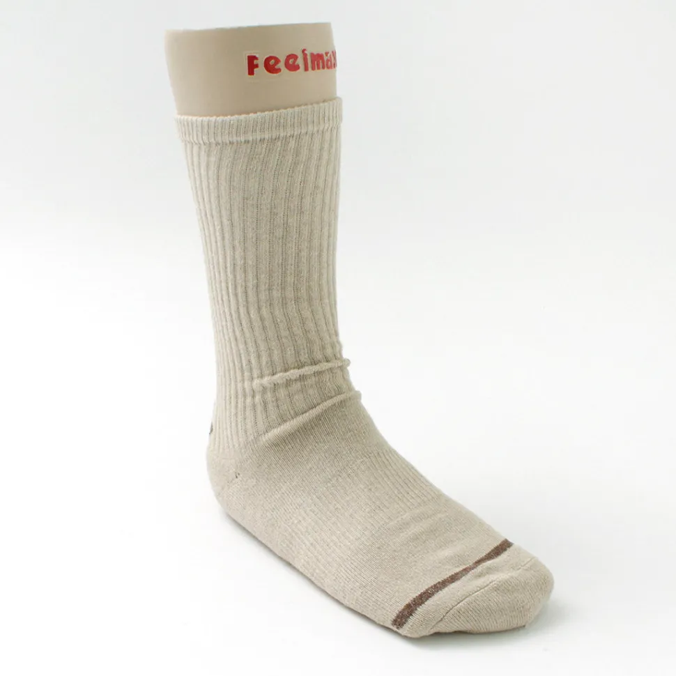 GOHEMP / Patterned Pile Crew Socks