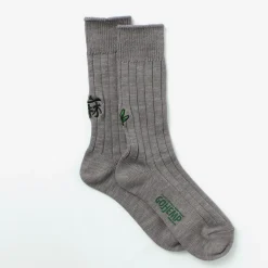 GOHEMP / Souvenir Emblem Crew Socks