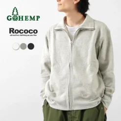 GOHEMP / Stand Up Zip Sweatshirt