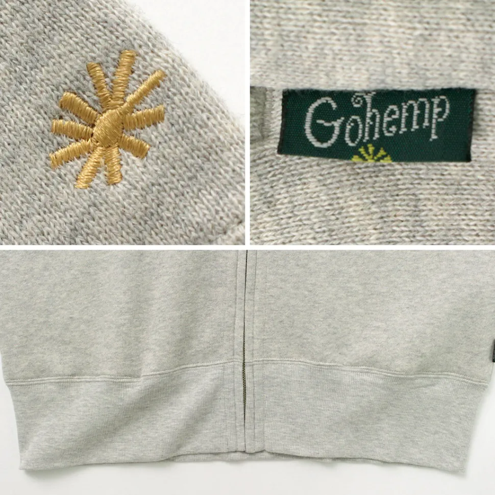 GOHEMP / Stand Up Zip Sweatshirt