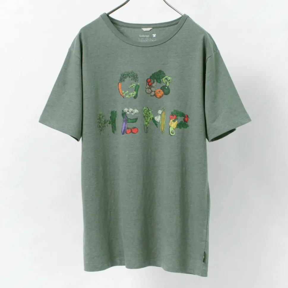 GOHEMP / VEGE & HERB LOGO BASIC S/SL TEE