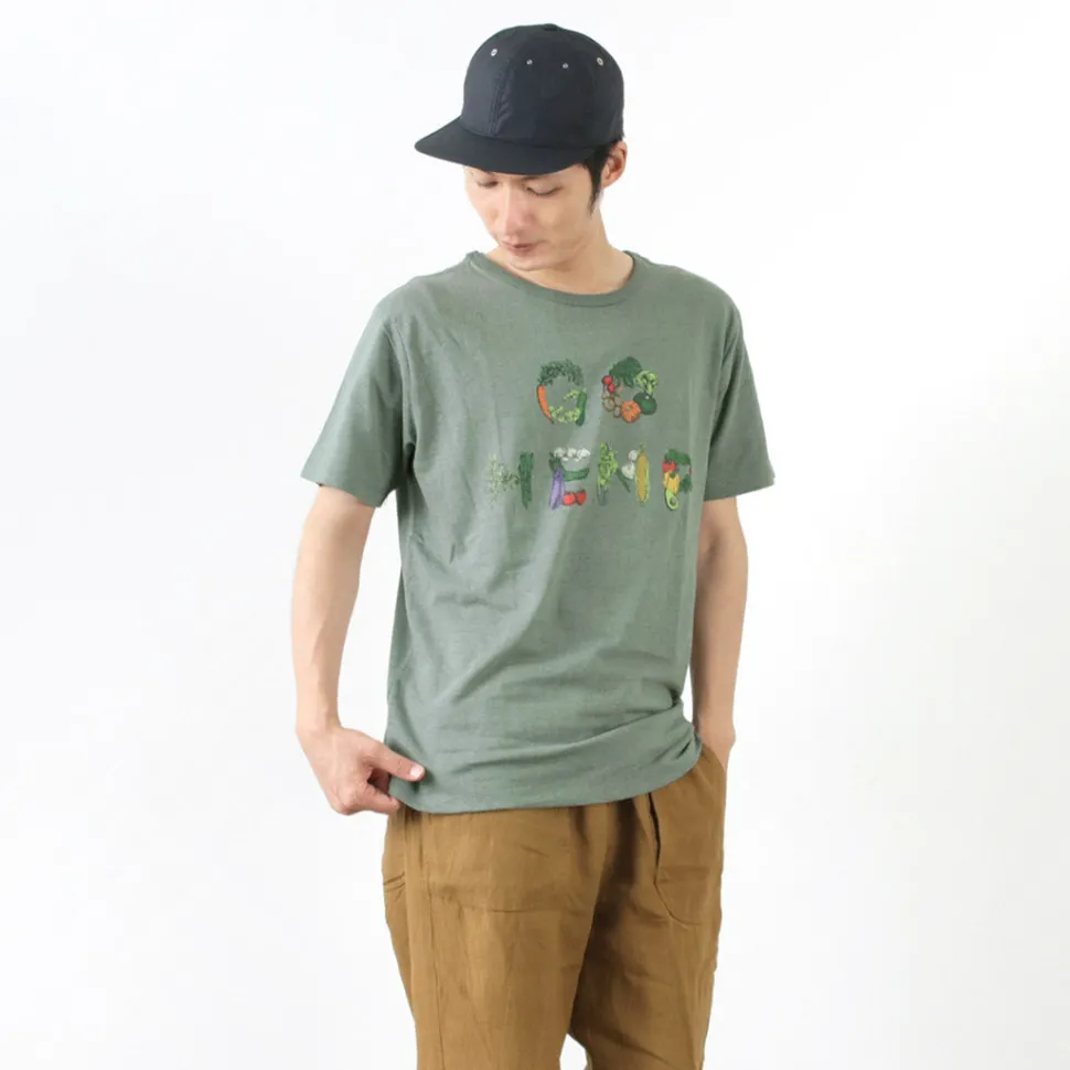 GOHEMP / VEGE & HERB LOGO BASIC S/SL TEE