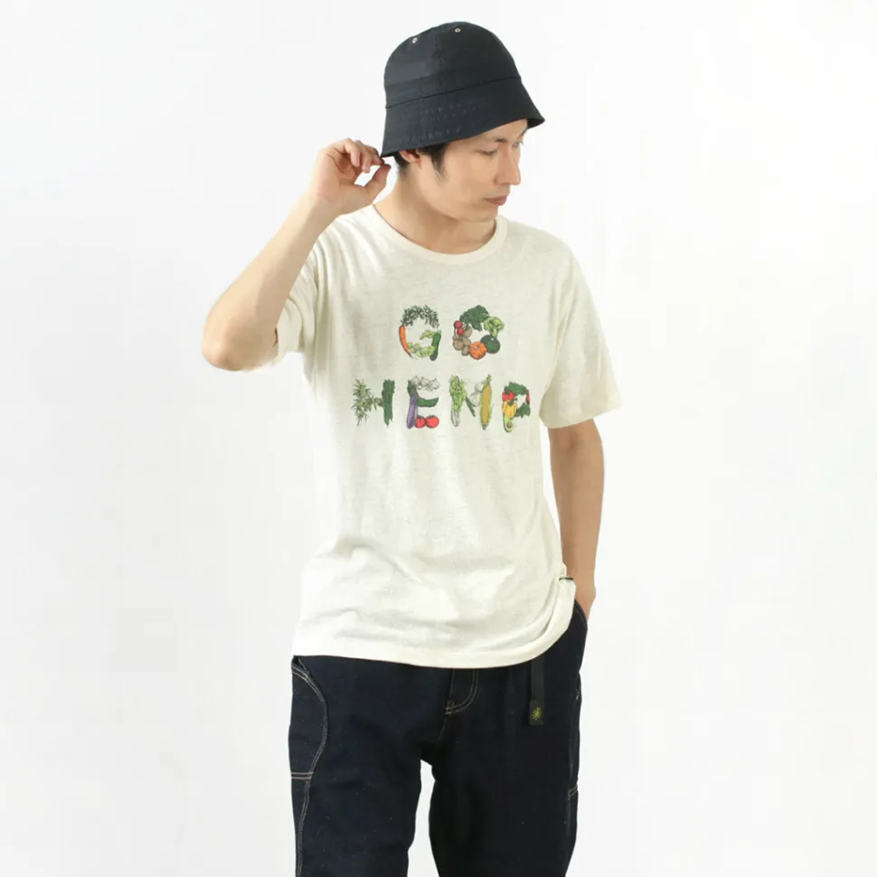 GOHEMP / VEGE & HERB LOGO BASIC S/SL TEE