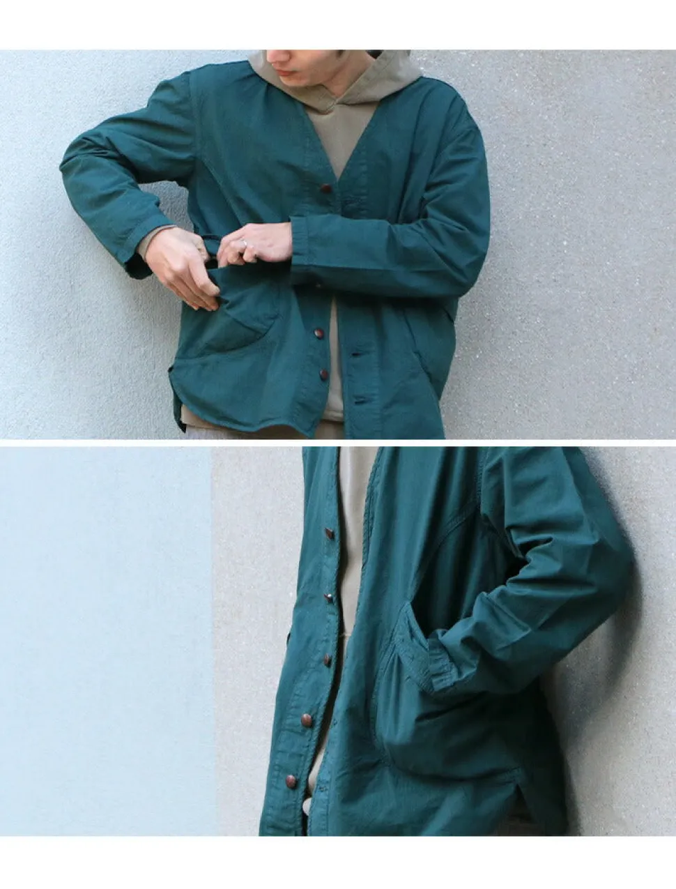 GOHEMP / Vendor no collar jacket