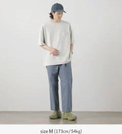 GOHEMP / Wide slit T-shirt Heather